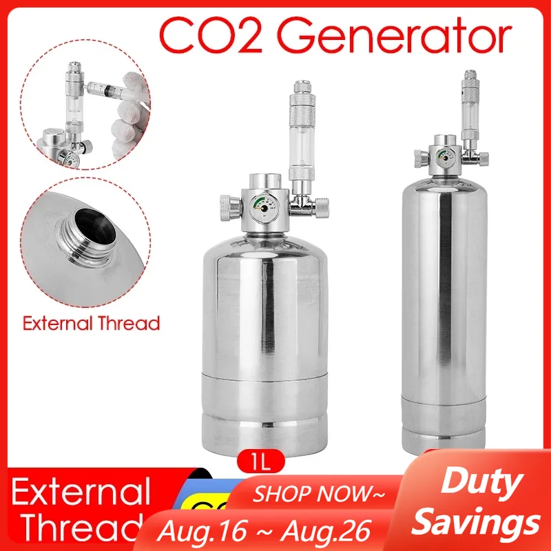 Planted Aquarium Co2 Kit - 1L/2L Aquarium CO2 Generator System Kit