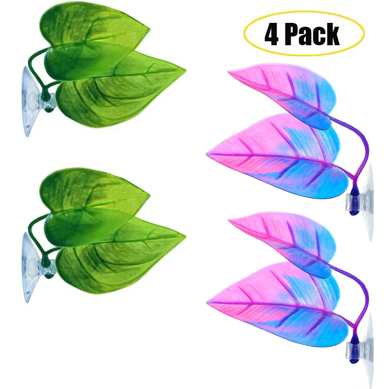 Aquarium Planted Tree - Betta Fish Leaf Hammock Simulating The