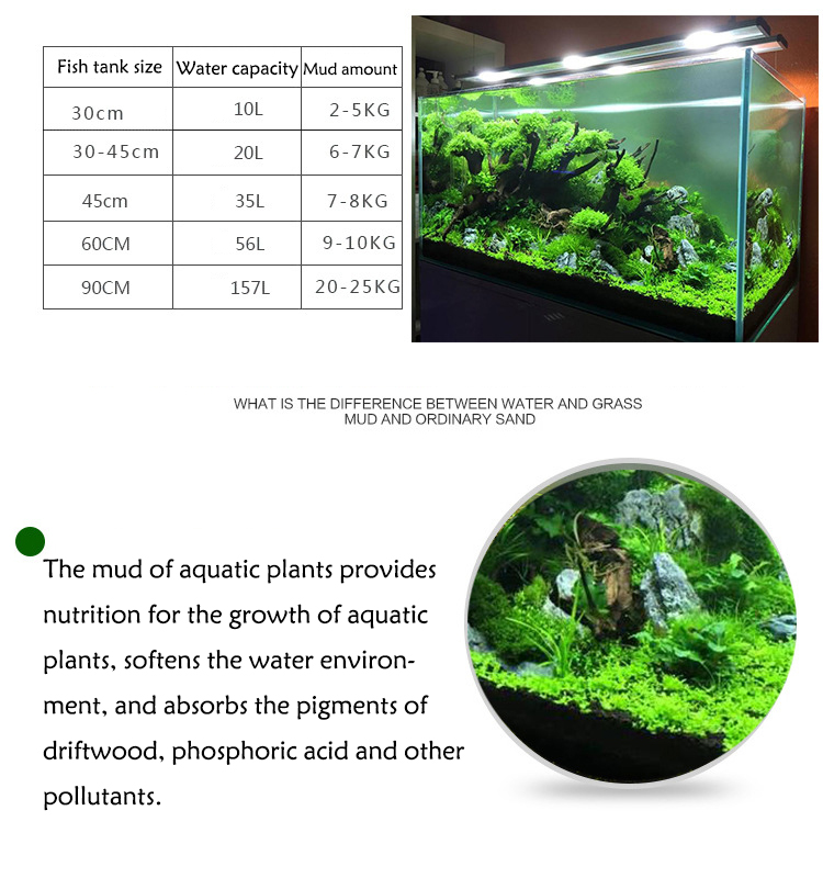 Aquarium Water Grass Mud Plant - Aquarium Planted Tank Soil 评论和价格