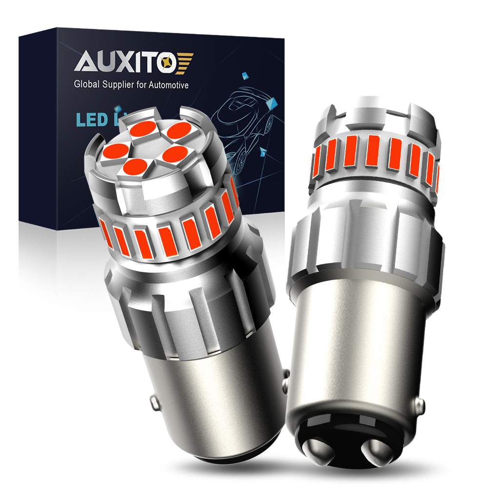 AUXITO 2Pcs Red 1157 P21/5W BA - Ludwigia Super Red 评论和价格
