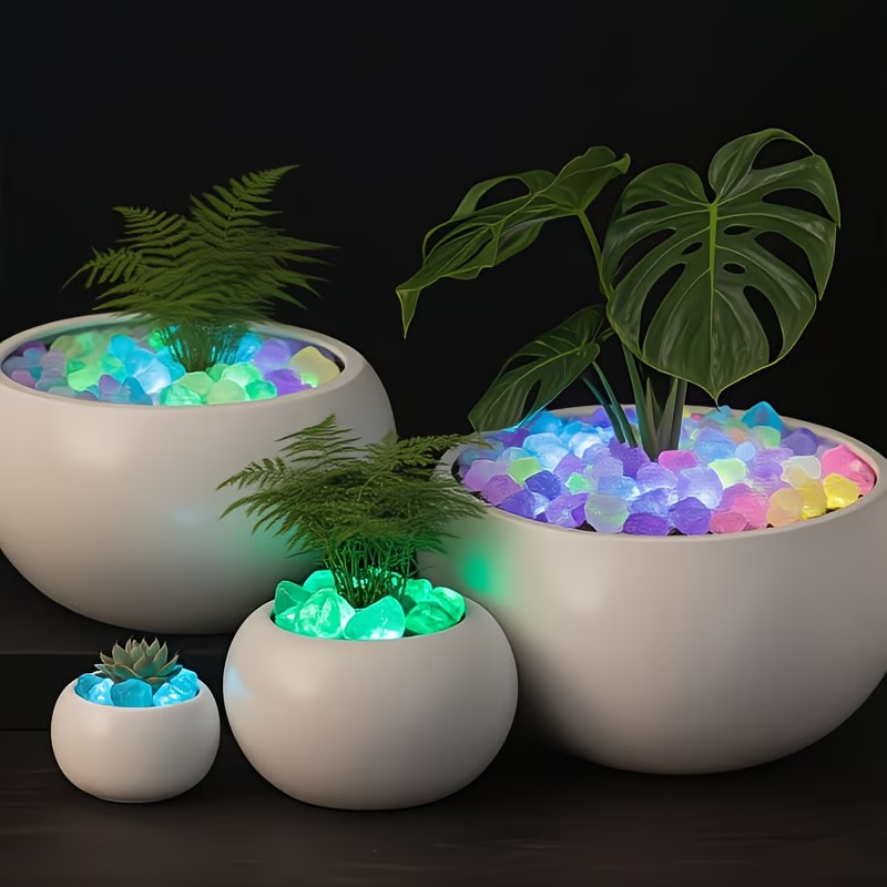 300PCS Luminous Pebble Set,0.9 - Aquarium Planted 评论和价格