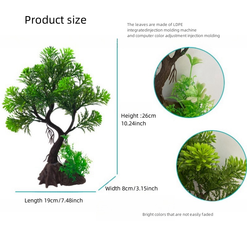 Fish Tank DIY  Artificial Aqua - Aquarium Planted Tree 评论和价格