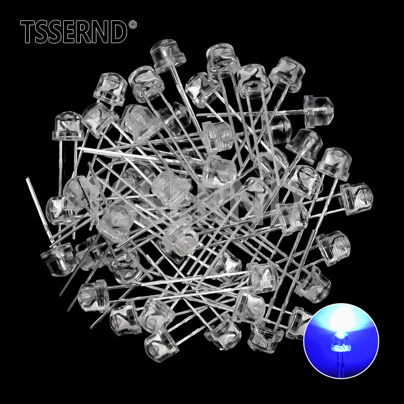 50pcs 5mm Straw Hat LED Super  - Ludwigia Super Red 评论和价格
