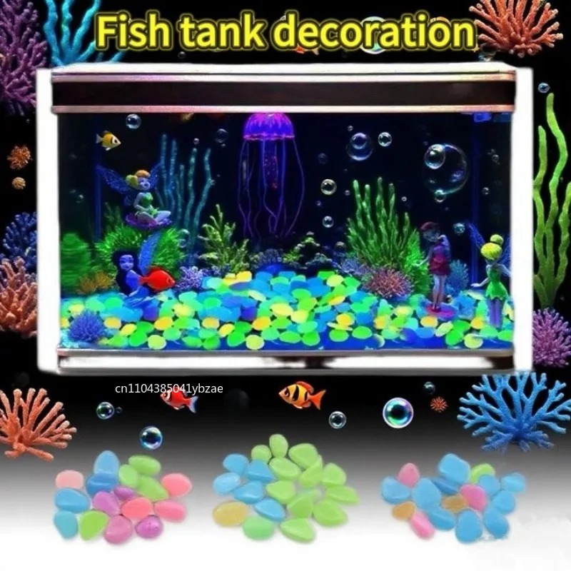 100-800pcs Glow in The Dark Pe - Aquarium Planted 评论和价格