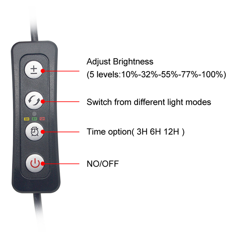 Aquarium LED Light for 16-64CM - Aquarium Plant Growth Light 评论和价格