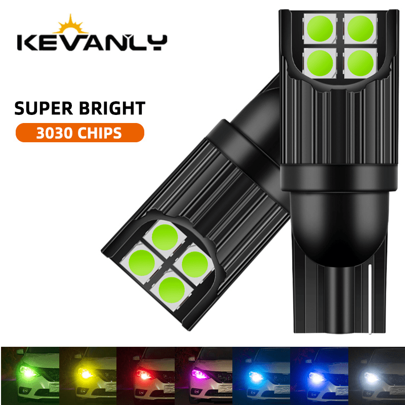 2pcs T10 LED W5W LED Bulbs 194 - Ludwigia Super Red 评论和价格