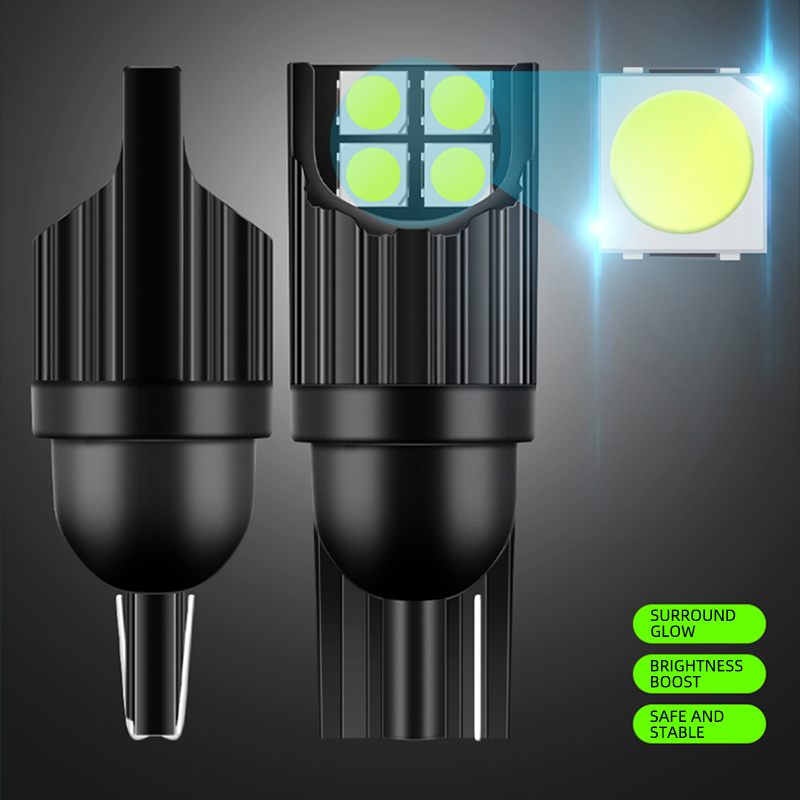 2pcs T10 LED W5W LED Bulbs 194 - Ludwigia Super Red 评论和价格