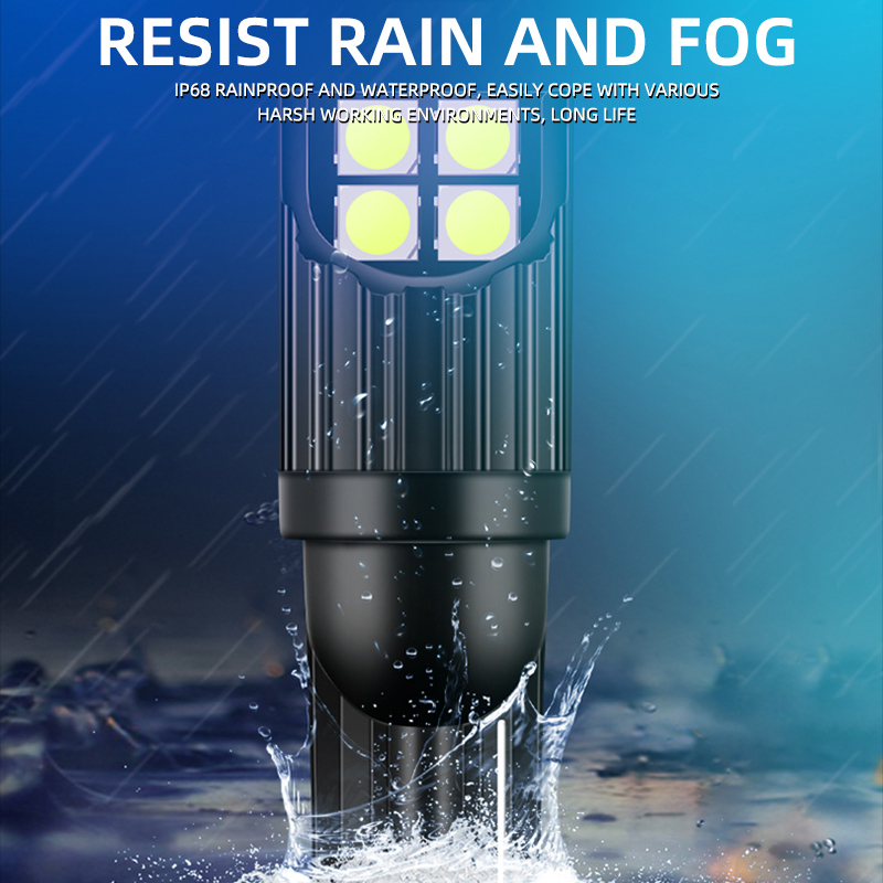 2pcs T10 LED W5W LED Bulbs 194 - Ludwigia Super Red 评论和价格
