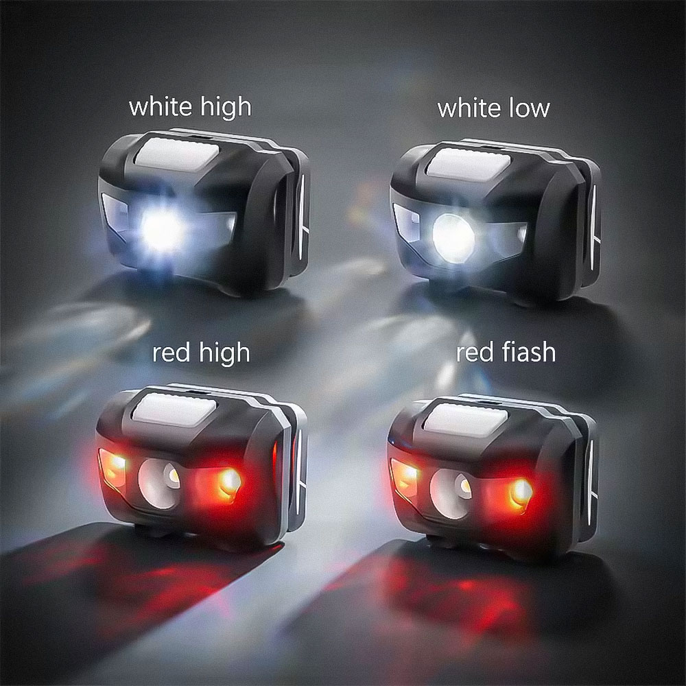 Fishing Headlamp 4 Mode Waterp - Ludwigia Super Red 评论和价格