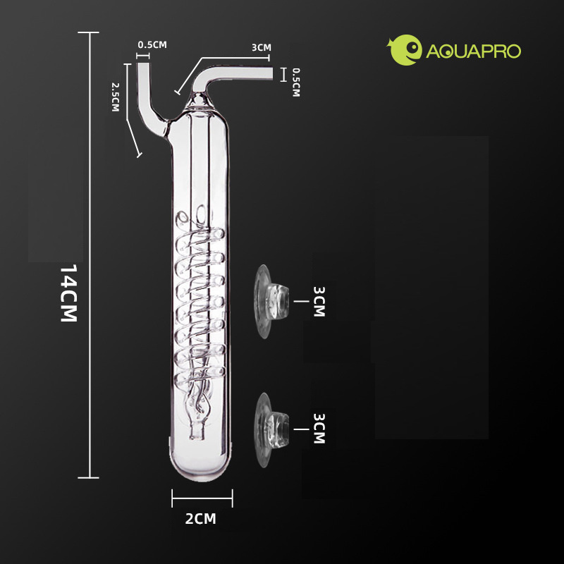 Aquarium Spiral Bubble Recorde - Planted Aquarium Products 评论和价格