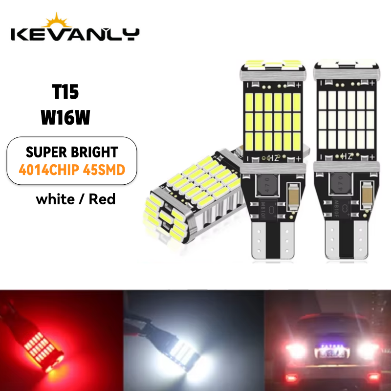 2pcs T15 Reverse Light W16W Le - Ludwigia Super Red 评论和价格