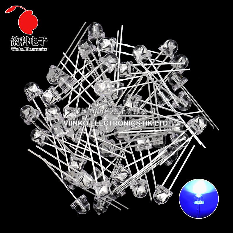 50pcs 5mm Straw Hat LED Super  - Ludwigia Super Red 评论和价格