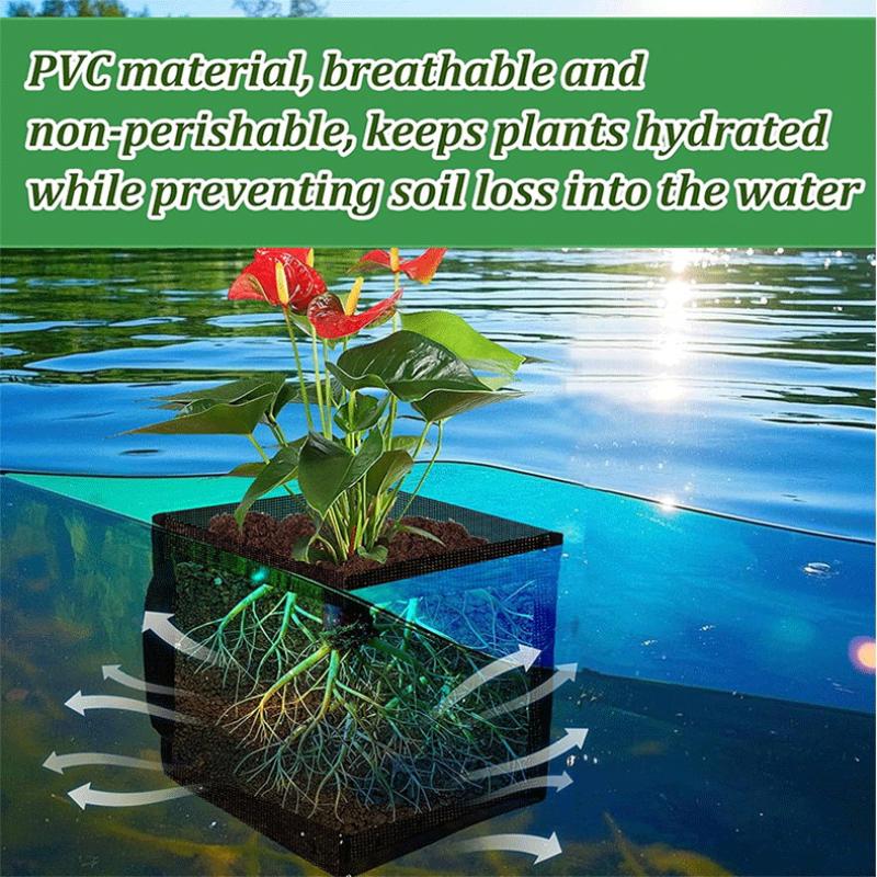 4 Pcs Black Mesh Pond Planting - Aquarium Planted 评论和价格