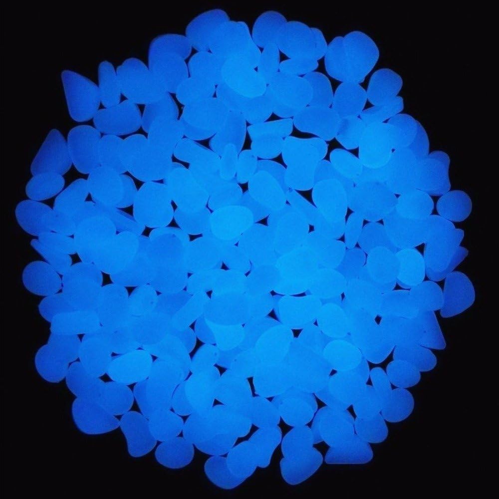 Fish Tank Rocks Glow Blue Pebb - Aquarium Planted 评论和价格