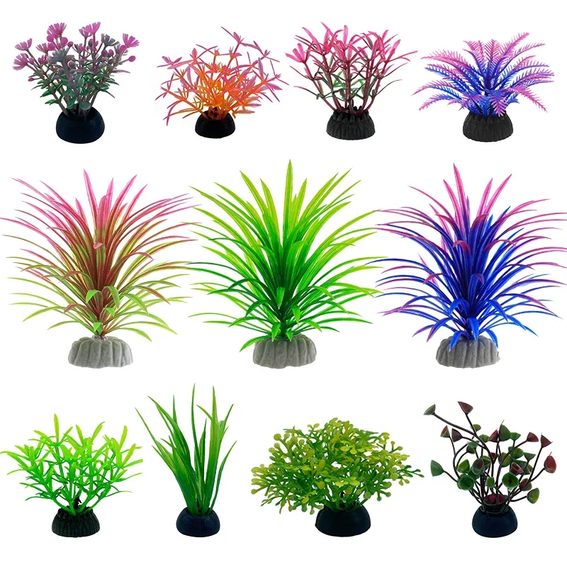 PVC Aquarium Decorative Simula - Aquarium Planted Tree 评论和价格