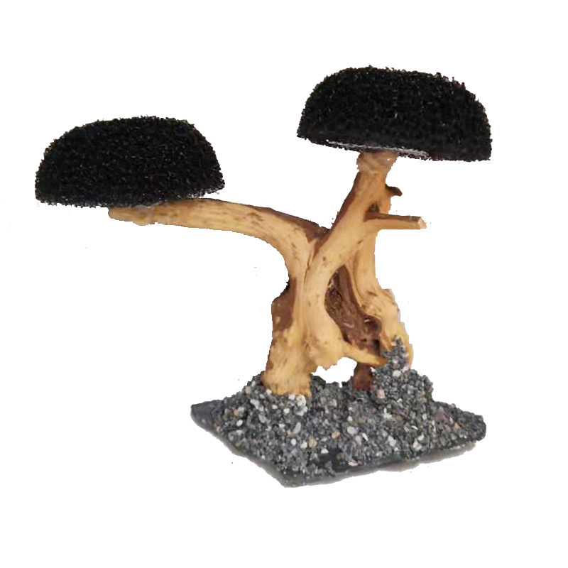Fish tank greening wood frame  - Aquarium Planted Tree 评论和价格