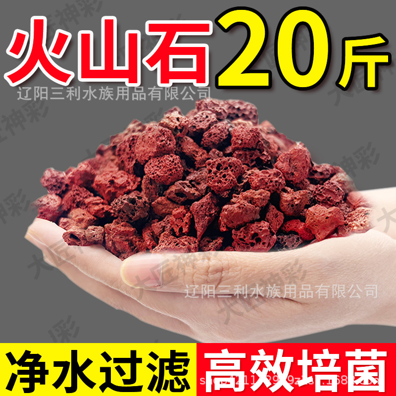 Natural Porous Red Lava Rock A - Aquarium Planted Tank Soil 评论和价格