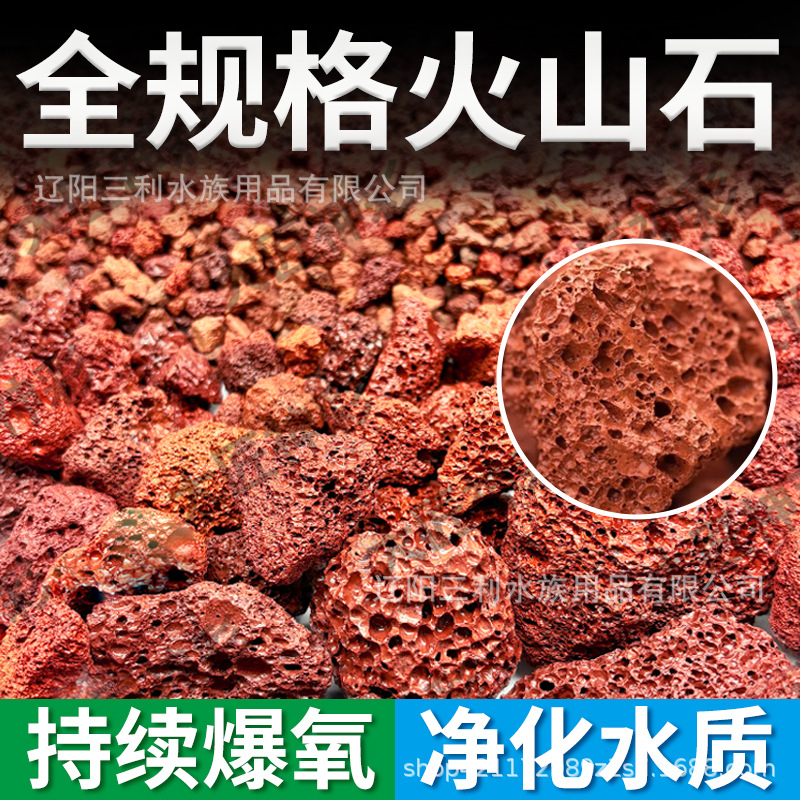 Natural Porous Red Lava Rock A - Aquarium Planted Tank Soil 评论和价格