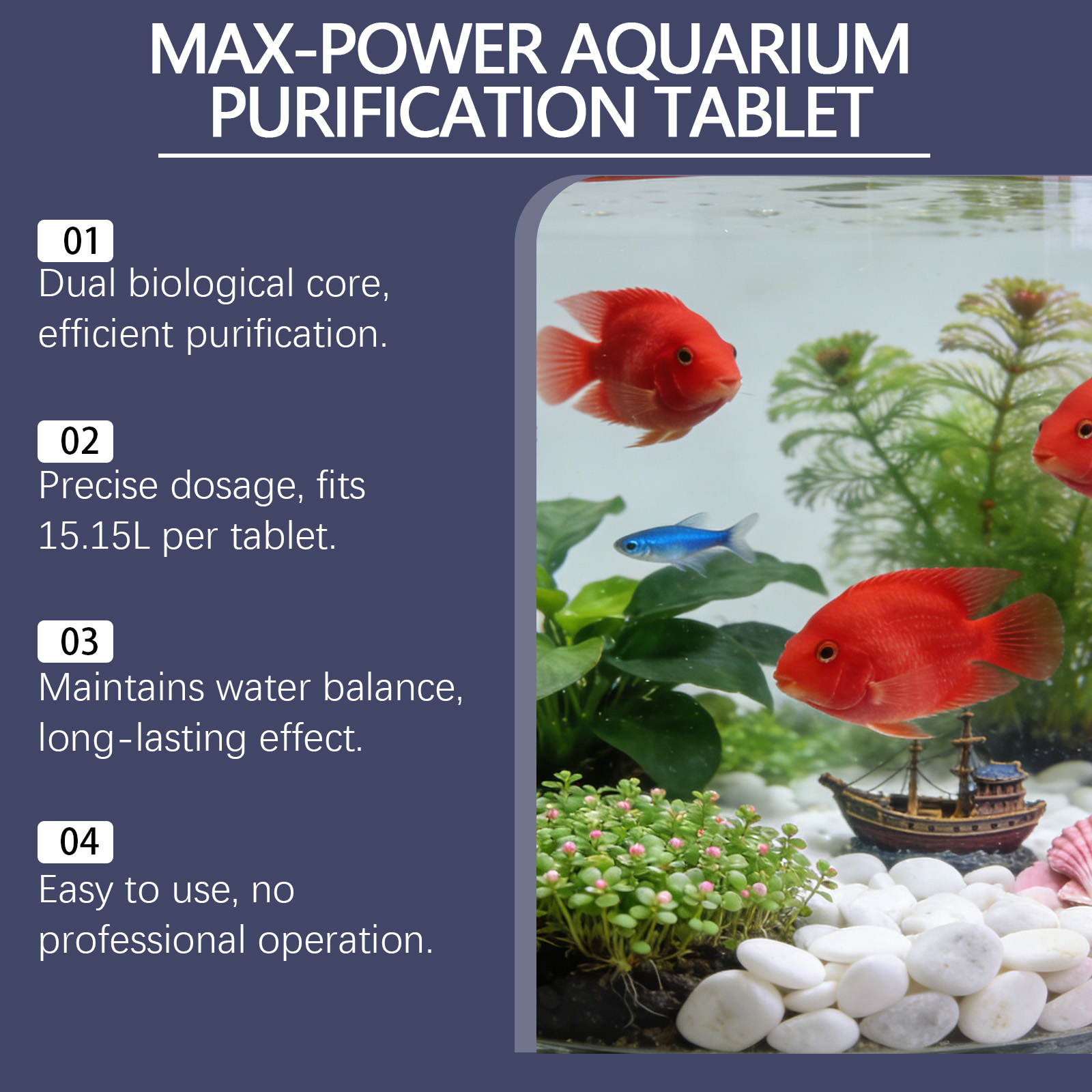 Algae Remover Tablets for Aqua - Planted Aquarium Algae Remover 评论和价格