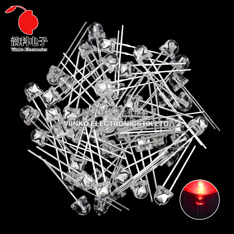 1000pcs 5mm Straw Hat LED Supe - Ludwigia Super Red 评论和价格
